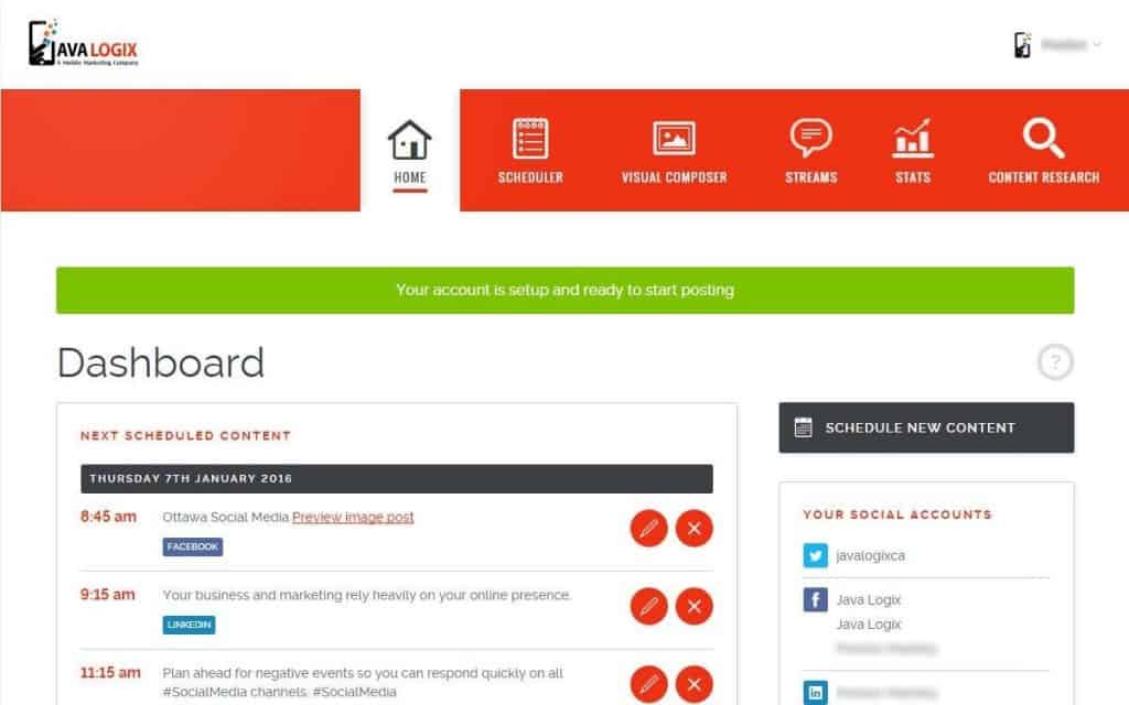 Social-media-Dashboard