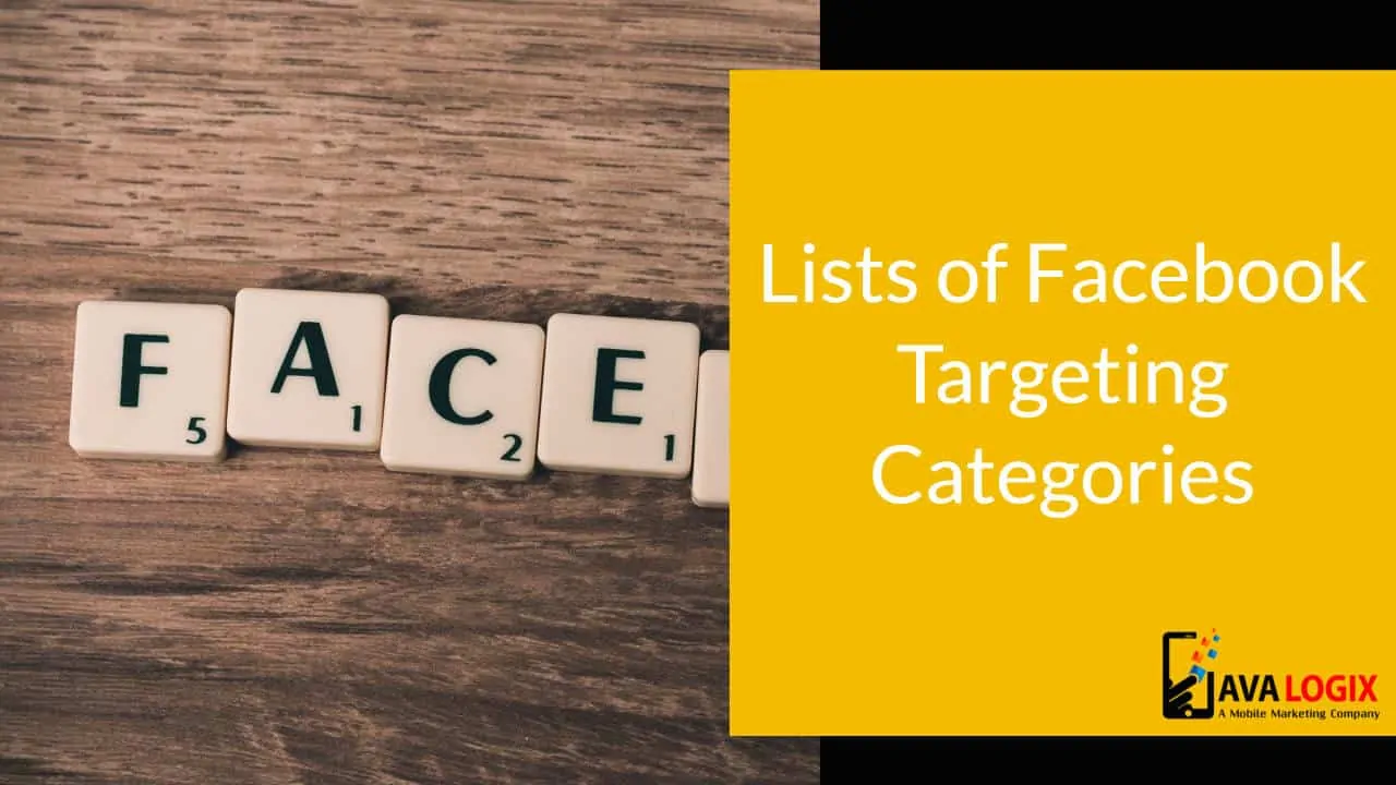 Lists of Facebook Targeting Categories