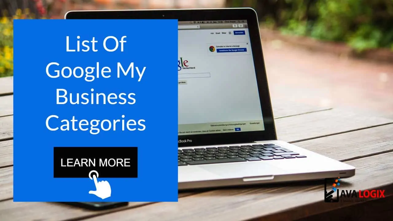 A List of Google My Business Categories