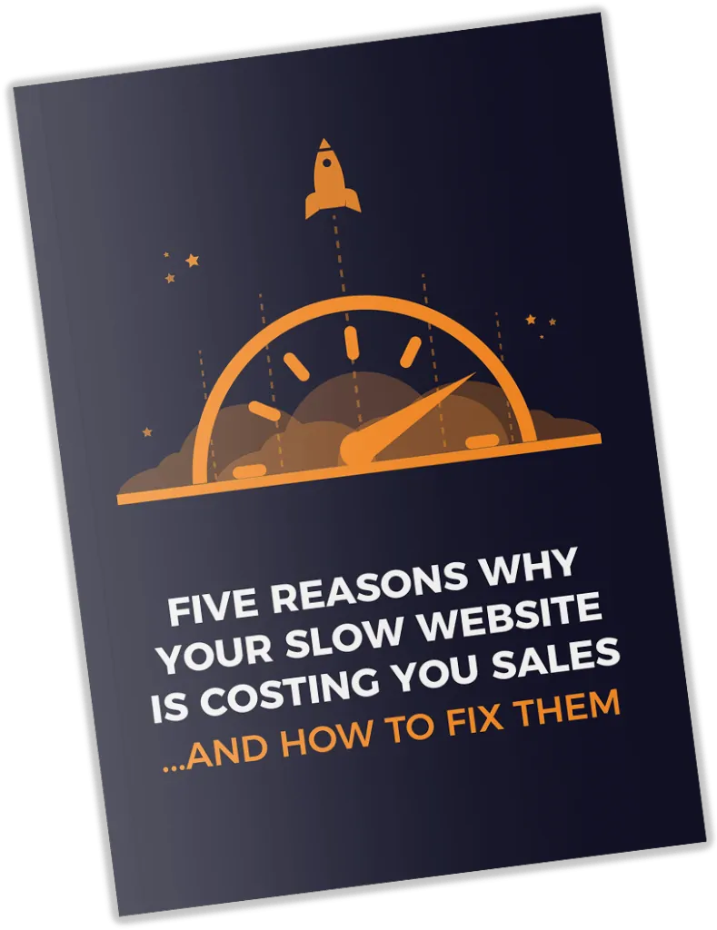 Five reasons why your slow website is causing sales decline and how to fix them using speed optimization.