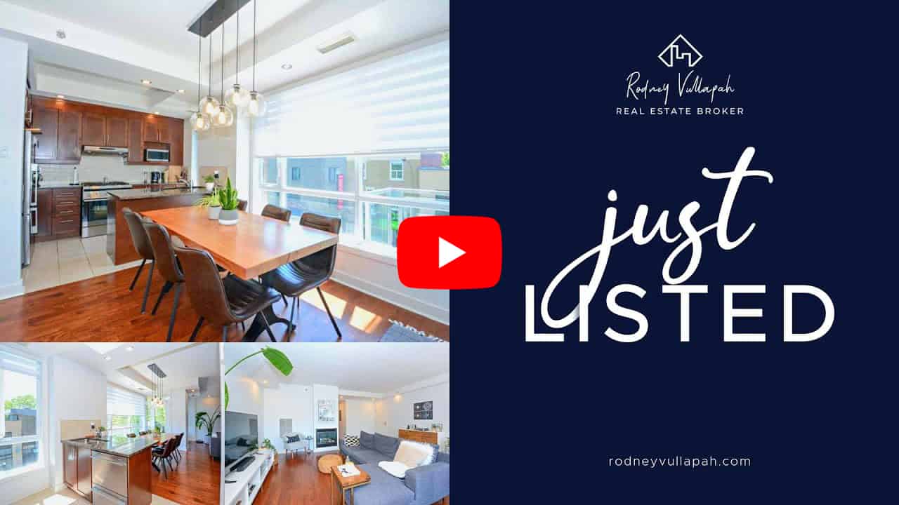 A video showcasing a kitchen and living room with creative ad samples.