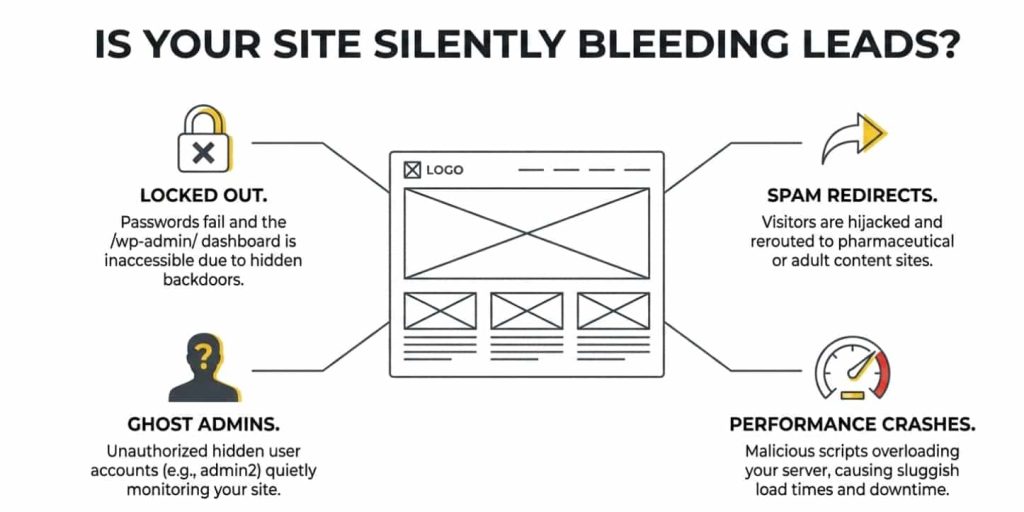 WordPress Malware Removal: How to Detect, Clean, and Secure Your Website bleeding leads