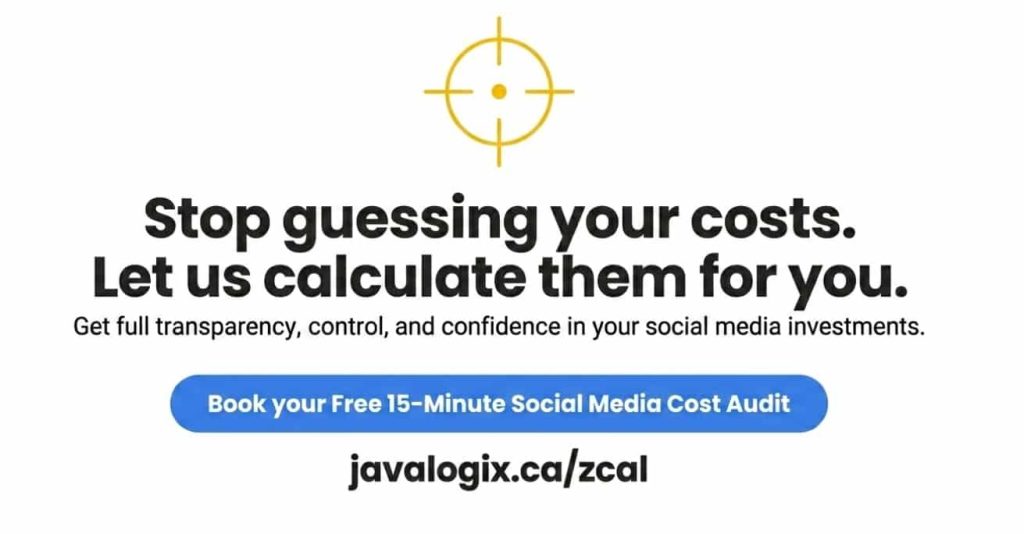 Calculate the True Cost of Social Media Marketing for Your Business contact javalogix 6