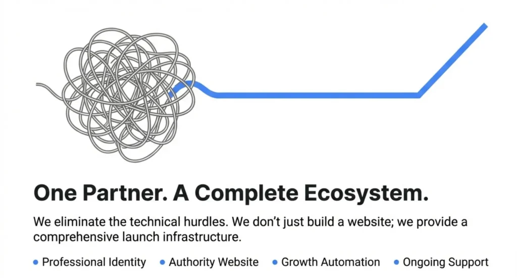 From Idea to Industry Leader: Launch Your Digital Presence Website launch ecosystem and support for your digital presence