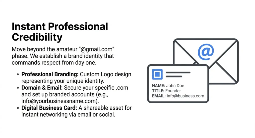 From Idea to Industry Leader: Launch Your Digital Presence Professional branding and business identity services