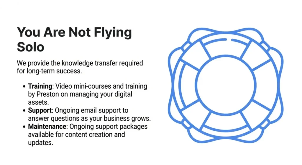 From Idea to Industry Leader: Launch Your Digital Presence Support and training for digital success
