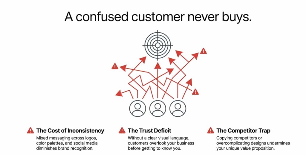 How to Express Your Brand Identity: Step-by-Step Strategies for Small Businesses condused customer never buys